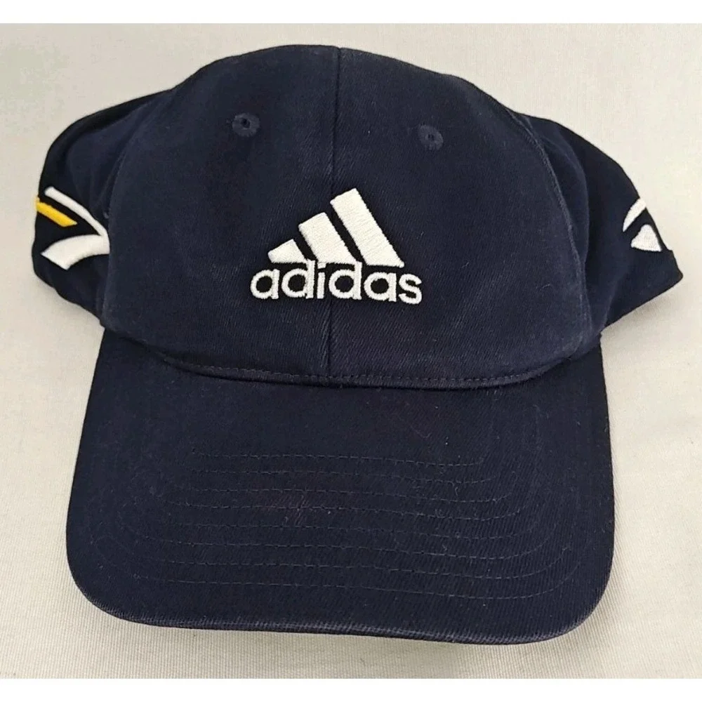 Adidas x‎ TaylorMade Mens Flex Fit Tour R7 Fitted Golf Hat Cap S/M Blue Golfing